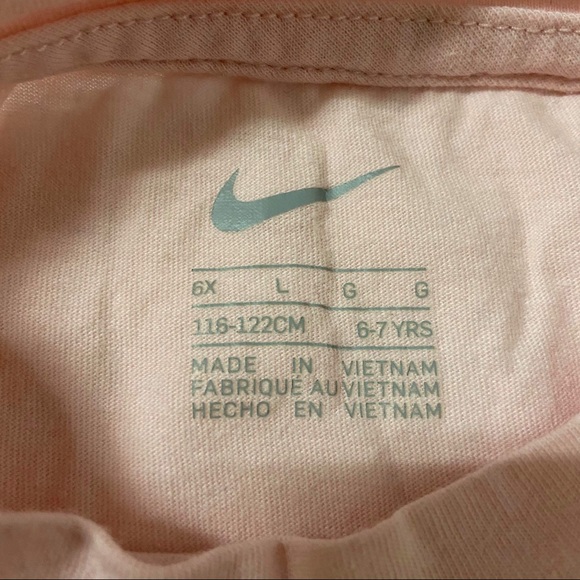 NIKE Girl’s Long Sleeve & Leggings Set Size L 6-7Y - Picture 4 of 6